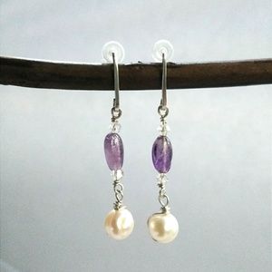 925 Sterling silver chandelier earrings